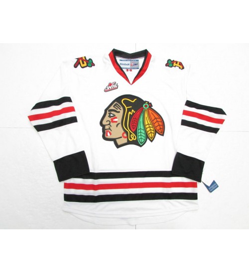 Custom WHL Portland Winterhawks 2009-Pres Home Premier Hockey Jersey White